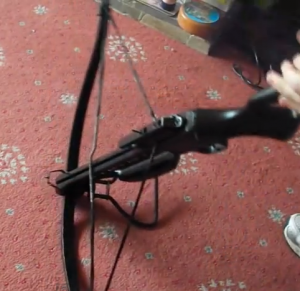 How to string a crossbow step 4
